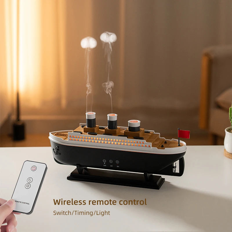 Humidificador de Aire de Decoración - Modelo de Barco Titanic