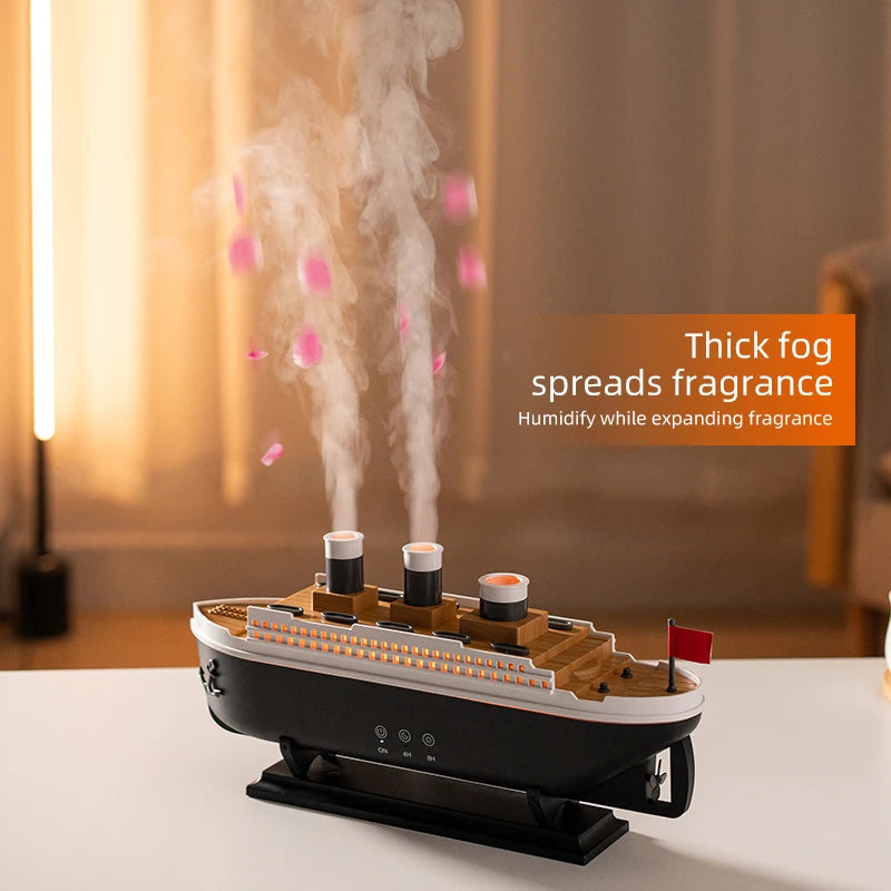 Humidificador de Aire de Decoración - Modelo de Barco Titanic