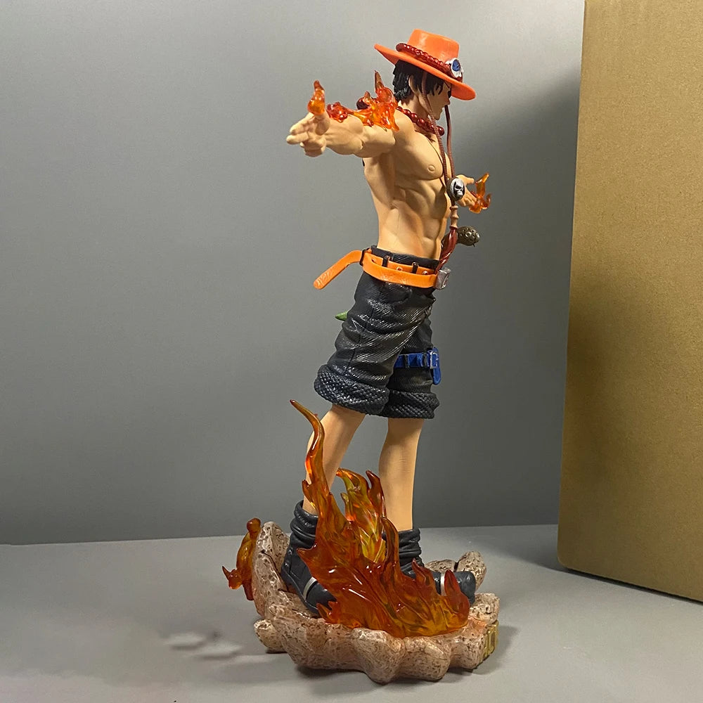 Figura de Acción de Portgas D. Ace - One Piece (28 cm, PVC, Coleccionable)