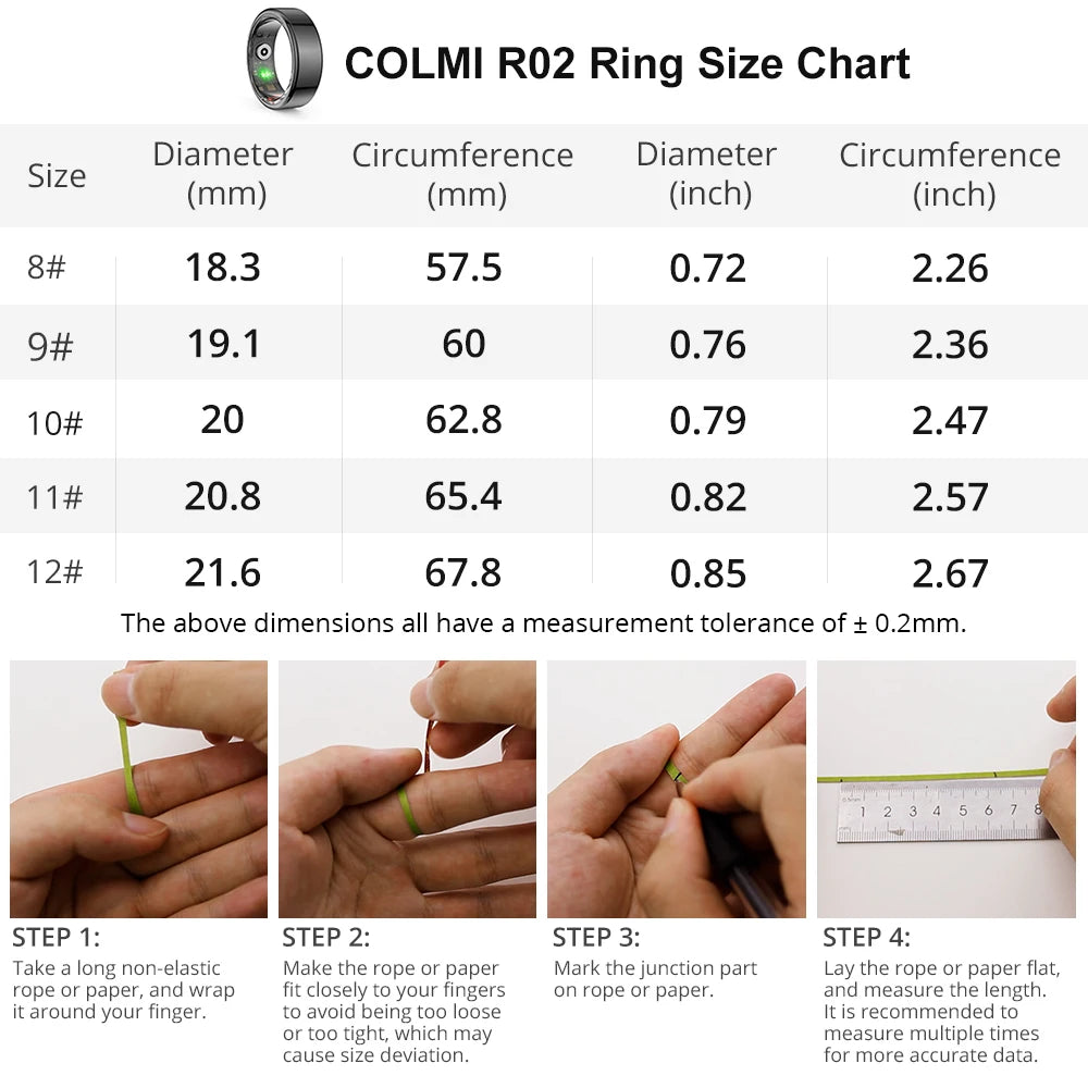 Anillo Inteligente COLMI R02