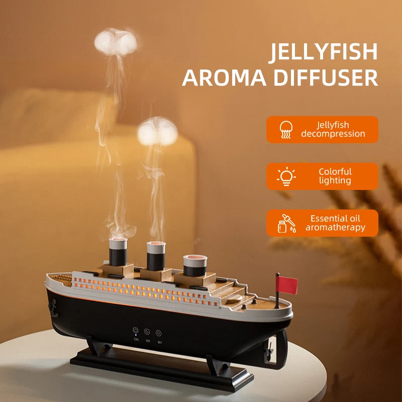 Humidificador de Aire de Decoración - Modelo de Barco Titanic