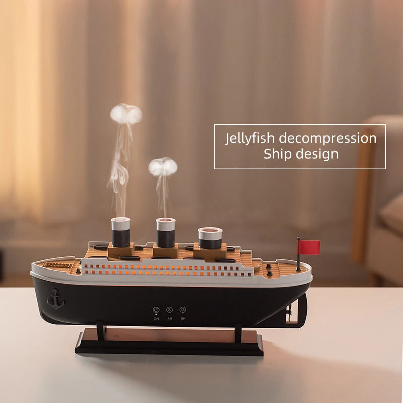 Humidificador de Aire de Decoración - Modelo de Barco Titanic
