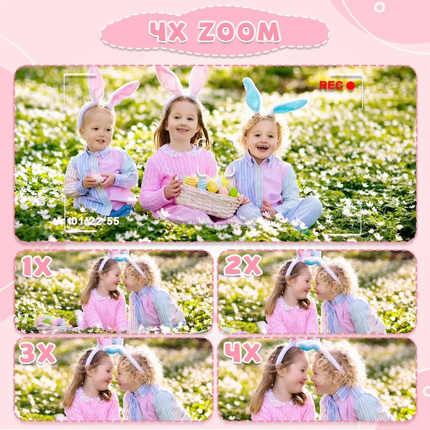 Cámara Digital para Niños 1080P HD