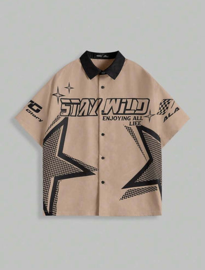 Camisa AXEPEAK holgada