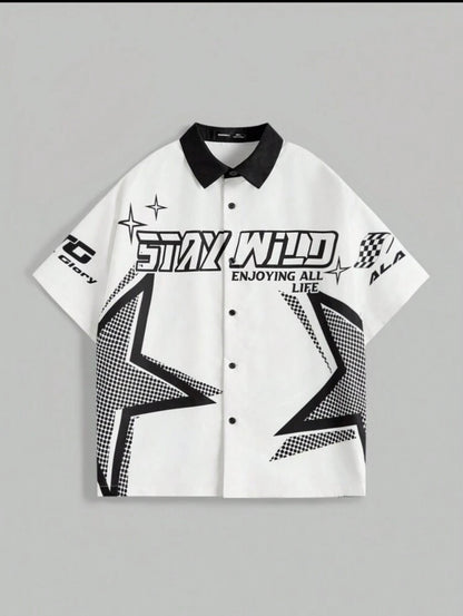 Camisa AXEPEAK holgada