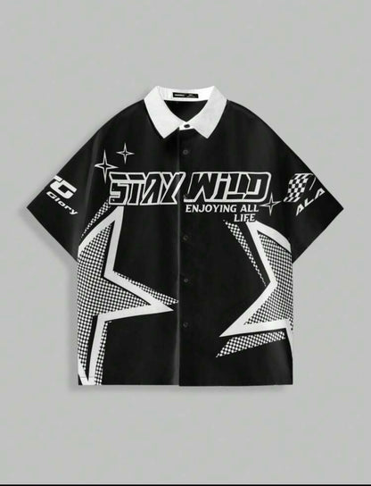 Camisa AXEPEAK holgada
