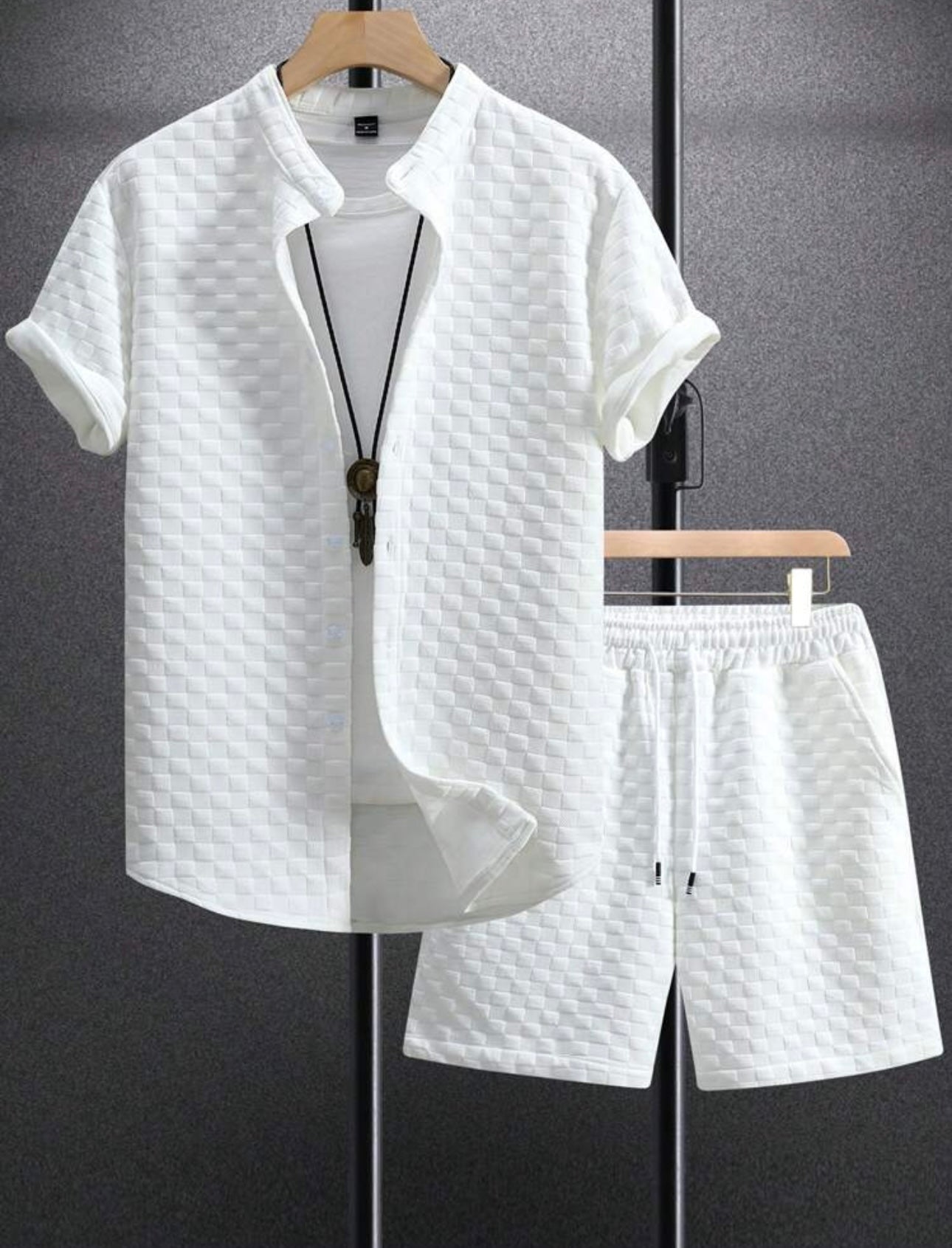 MANFINITY homme conjunto de camisa y short