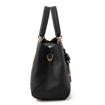 Gusure, bolso de lujo para mujer, bolso cruzado con borla colgante, gran capacidad.