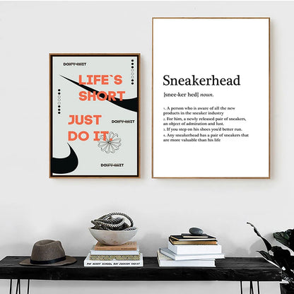 👟 Póster en Lienzo - Estilo Sneakerhead