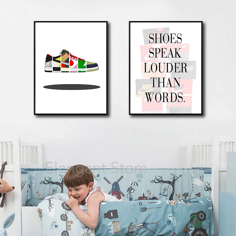 👟 Póster en Lienzo - Estilo Sneakerhead