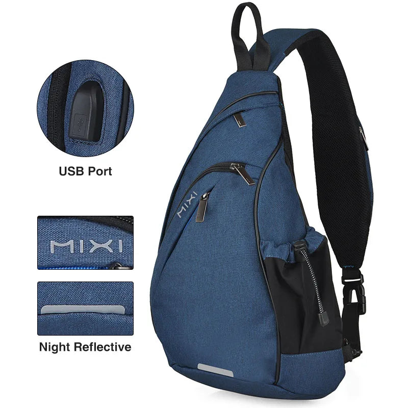 Mixi - Mochila de un Hombro con USB