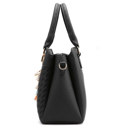 Gusure, bolso de lujo para mujer, bolso cruzado con borla colgante, gran capacidad.