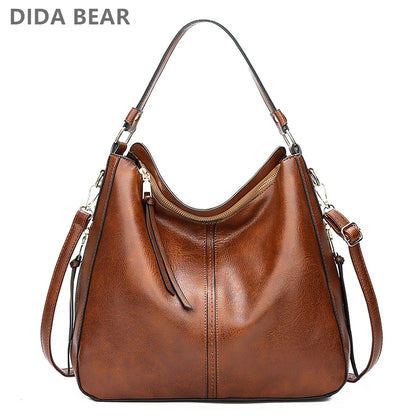 DIDABEAR Bolso de cuero para mujer