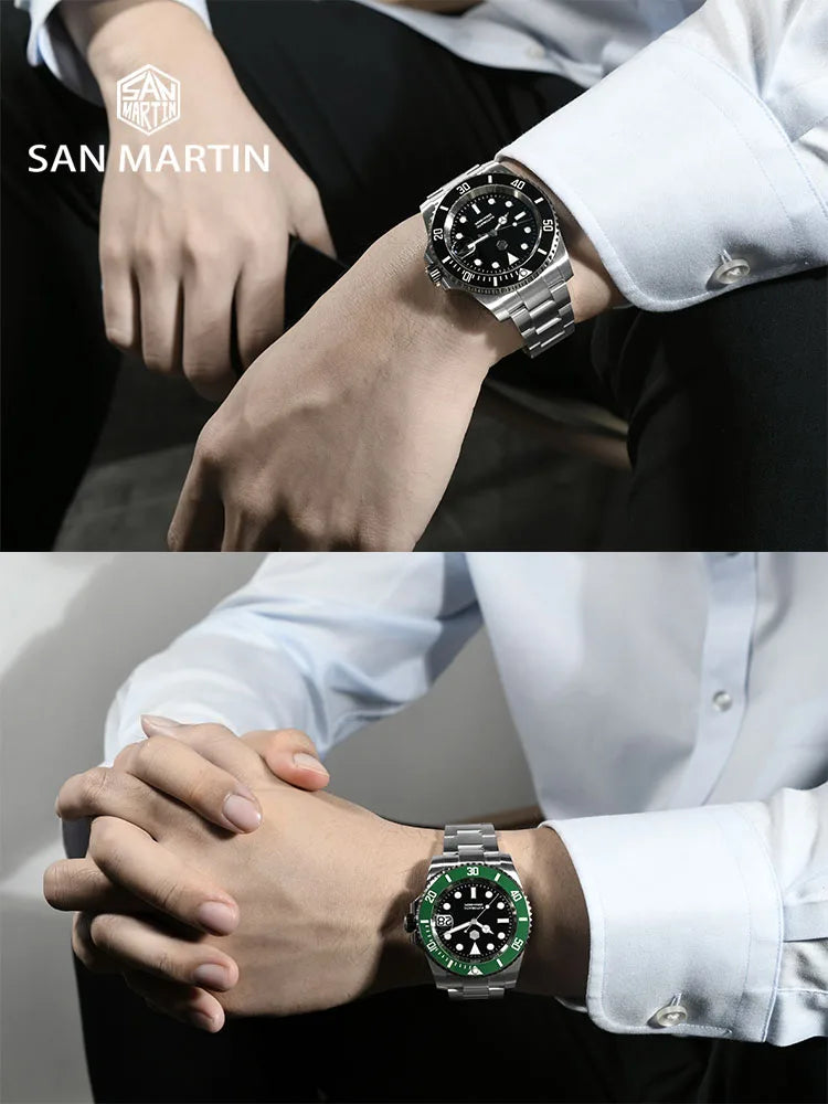 Reloj San Martin Nuevo 40mm Agua Fantasma