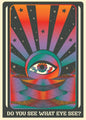🌈 Póster Psicodélico Retro 70s - Citas Inspiradoras