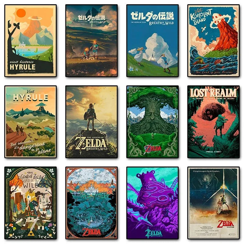 🗡️ Póster en Lienzo - Link de The Legend of Zelda