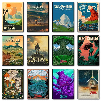 🗡️ Póster en Lienzo - Link de The Legend of Zelda