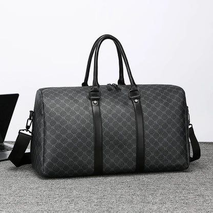 Bolso de Viaje Negro para Hombre - Gran Capacidad y Estilo Clásico