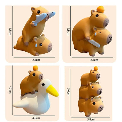 Figura de Modelo de Capibara en Resina