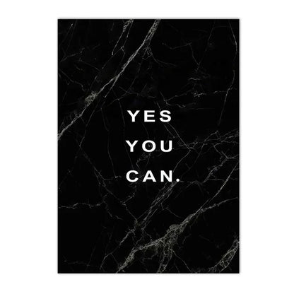 🖤 Póster Motivacional en Lienzo