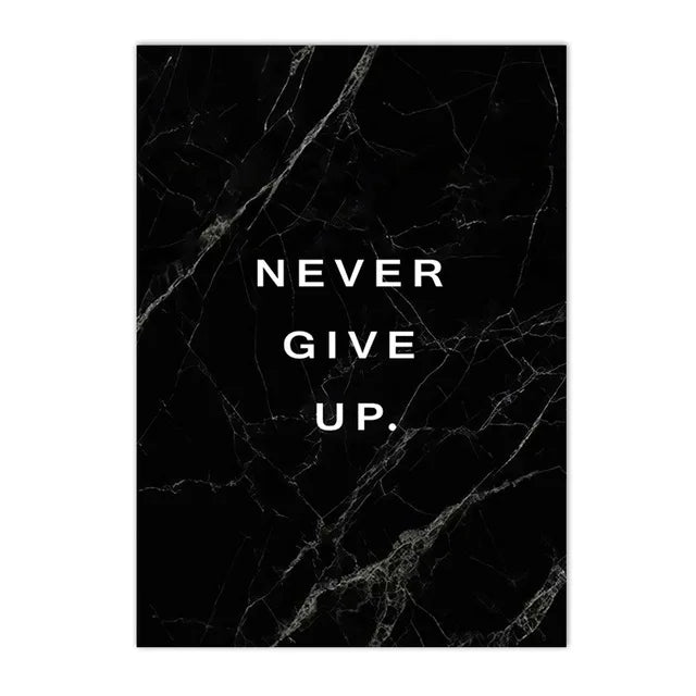 🖤 Póster Motivacional en Lienzo