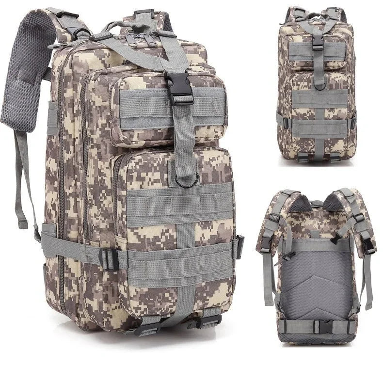 Mochilas tácticas QT & QY 30/45L para hombre, bolsas de viaje Hking, paquete de asalto 3P de supervivencia al aire libre, paquete EDC Molle para senderismo y caza