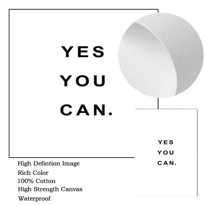 🖤 Póster Motivacional en Lienzo