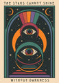 🌈 Póster Psicodélico Retro 70s - Citas Inspiradoras