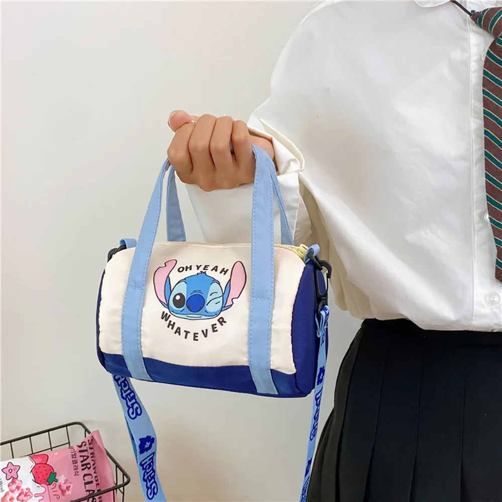 Bolso Tipo Cubo de Lona Disney Stitch Sanrio