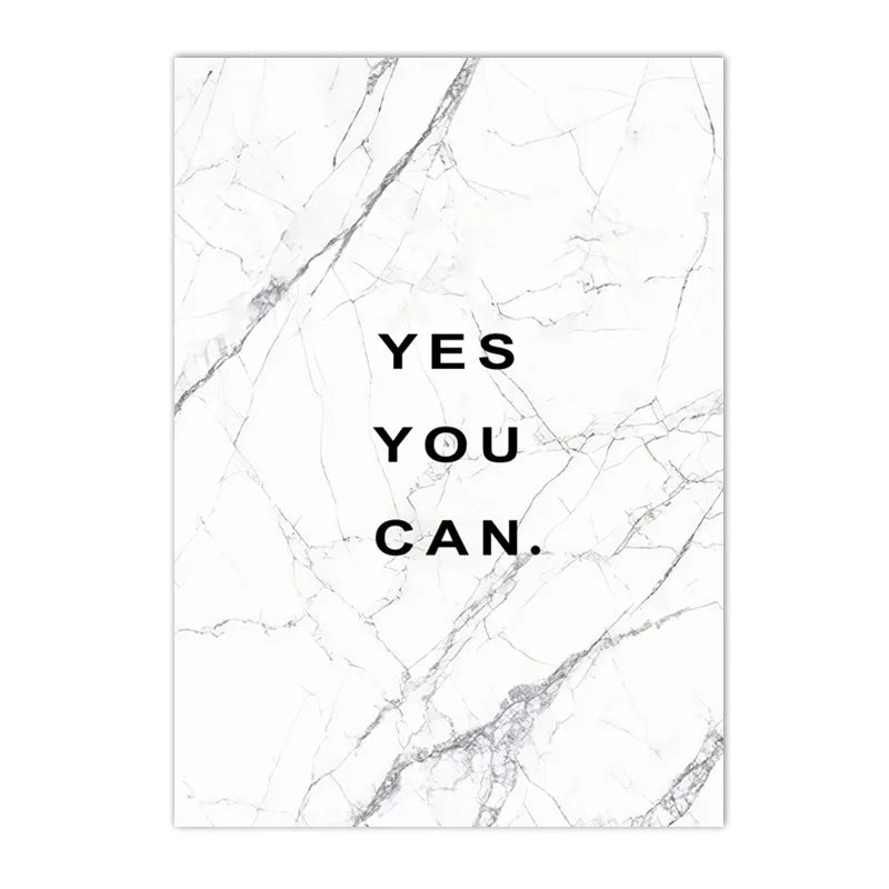 🖤 Póster Motivacional en Lienzo