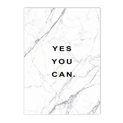 🖤 Póster Motivacional en Lienzo