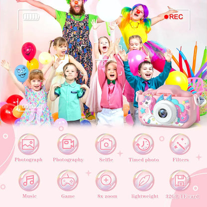 Cámara Digital para Niños 1080P HD