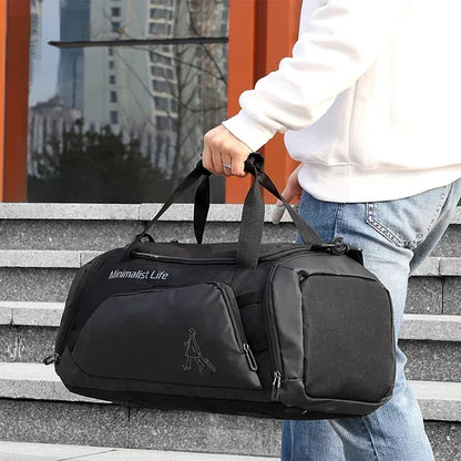 Bolsa deportiva y de gimnasio impermeable, mochila multifuncional duradera para entrenamiento y fitness