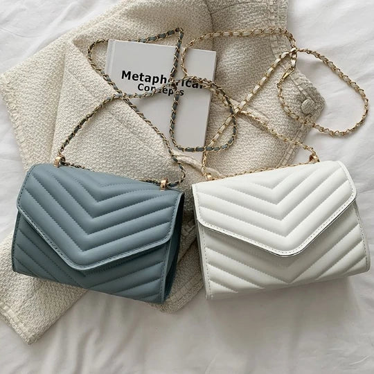 Bolso cruzado pequeño cuadrado de moda retro de un solo hombro