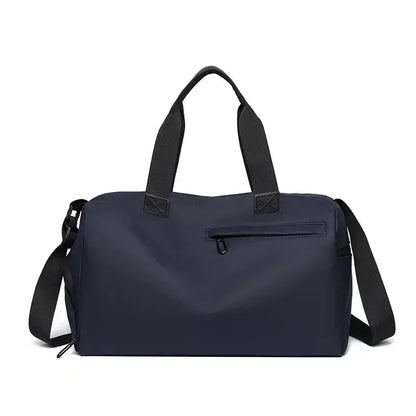 Bolsas de viaje Oxford de gran capacidad con cremallera, bolsas de Fitness sólidas, tela gruesa, bolsas deportivas de equipaje impermeables de alta capacidad