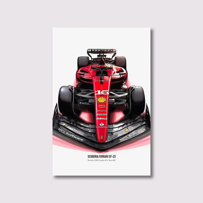 🏎️ Póster en Lienzo - Fórmula 1 Grand Prix F1-75