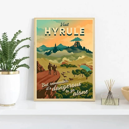 🗡️ Póster en Lienzo - Link de The Legend of Zelda