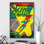🦇 Póster Autoadhesivo de Batman - Arte Clásico de DC Comics
