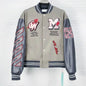 Chaqueta Bomber Bordada para Hombre – Estilo Fútbol Y2K