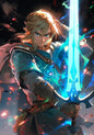 🗡️ Póster en Lienzo - Link de The Legend of Zelda