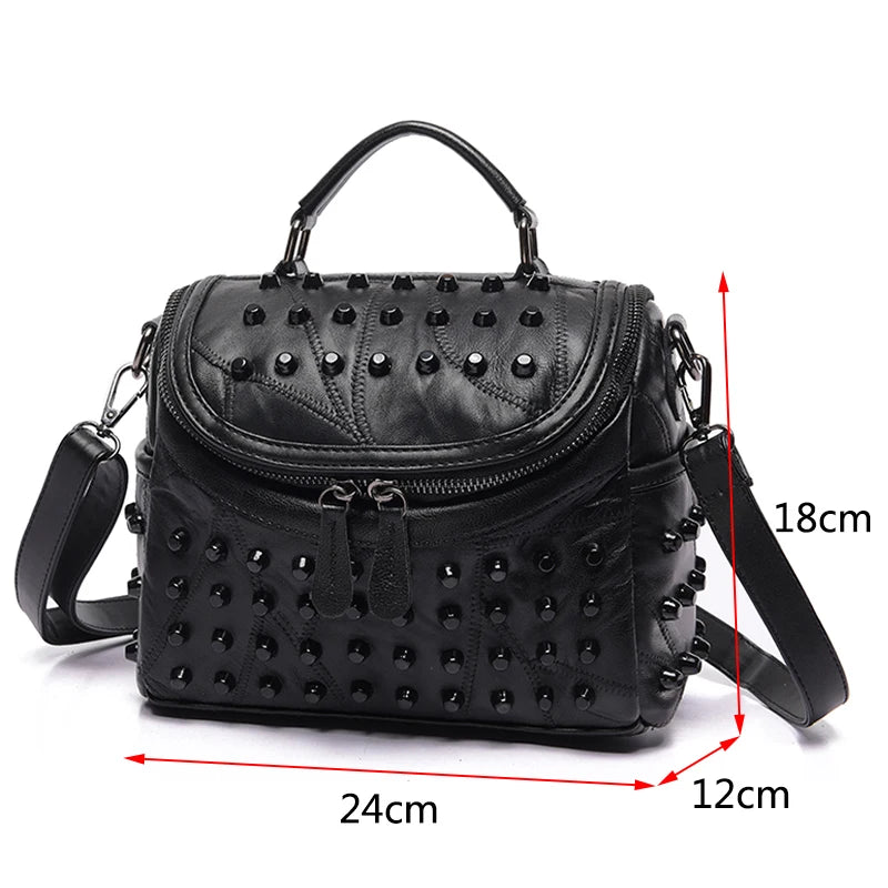 Bolso de Lujo de Piel Auténtica para Mujer