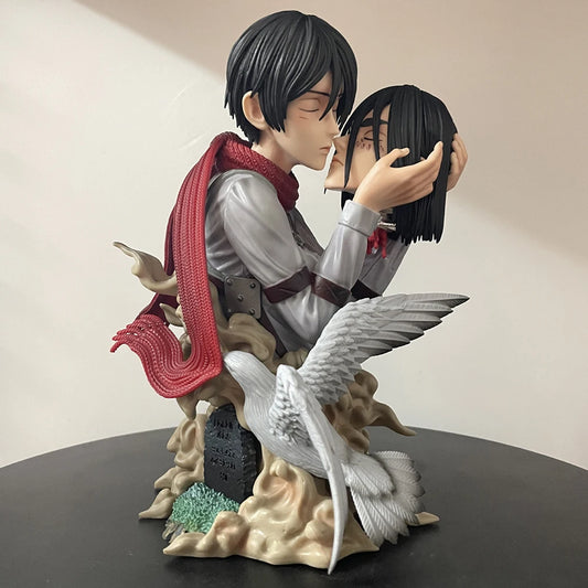 Figura de Acción de Mikasa Ackerman y Eren Yeager - Ataque a los Titanes