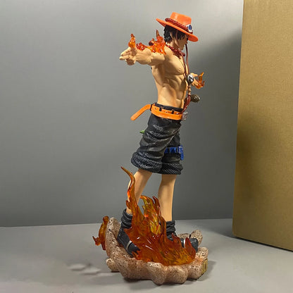 Figura de Acción de Portgas D. Ace - One Piece (28 cm, PVC, Coleccionable)