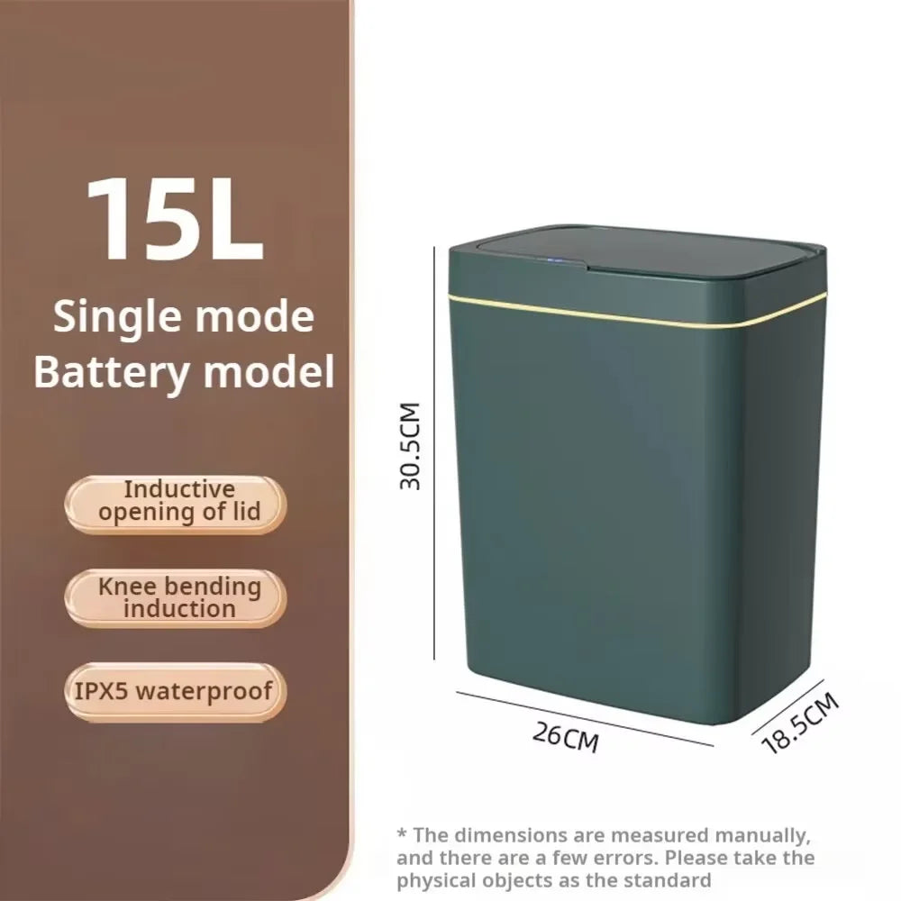 Papelera Inteligente con Sensor - 15L