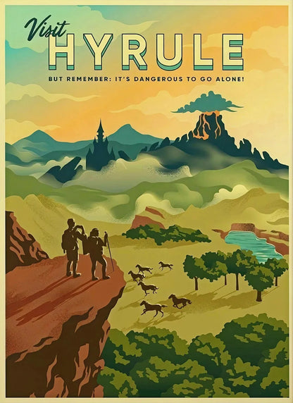🗡️ Póster en Lienzo - Link de The Legend of Zelda
