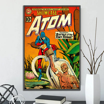 🦇 Póster Autoadhesivo de Batman - Arte Clásico de DC Comics