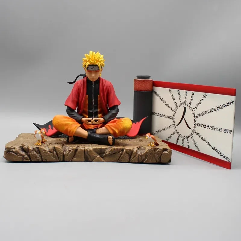 Figura de Acción de Naruto Uzumaki - Postura de Meditación (16 cm, Coleccionable)