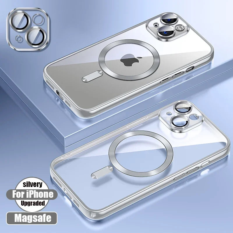 Funda de Silicona Ultrafina con Revestimiento Transparente para iPhone
