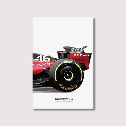 🏎️ Póster en Lienzo - Fórmula 1 Grand Prix F1-75