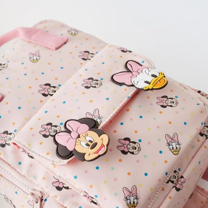 Mochila Escolar Multifuncional Disney - Minnie Mouse & Daisy